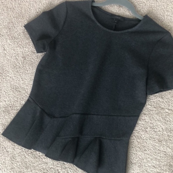 J.Crew Charcoal Blouse - Size XS - Picture 3 of 8